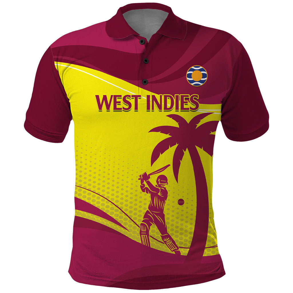 Custom West Indies Cricket Polo Shirt 2024 World Cup Go Windies - Shopicos