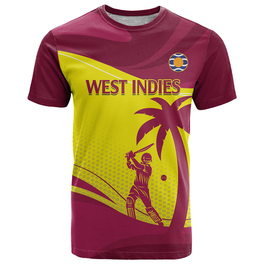 Custom West Indies Cricket T Shirt 2024 World Cup Go Windies - Shopicos