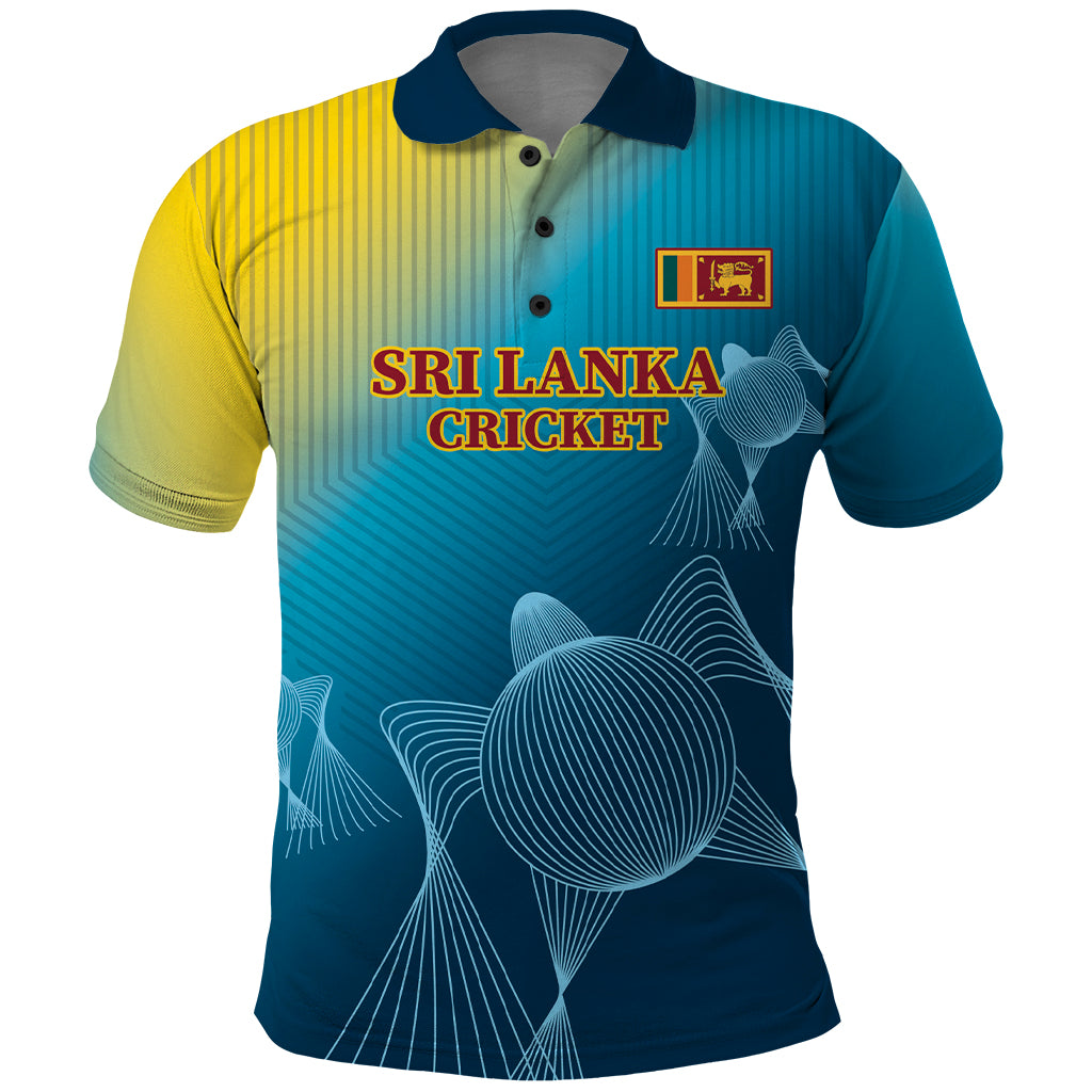 Custom Sri Lanka Cricket Polo Shirt 2024 World Cup Go The Lions - Shopicos