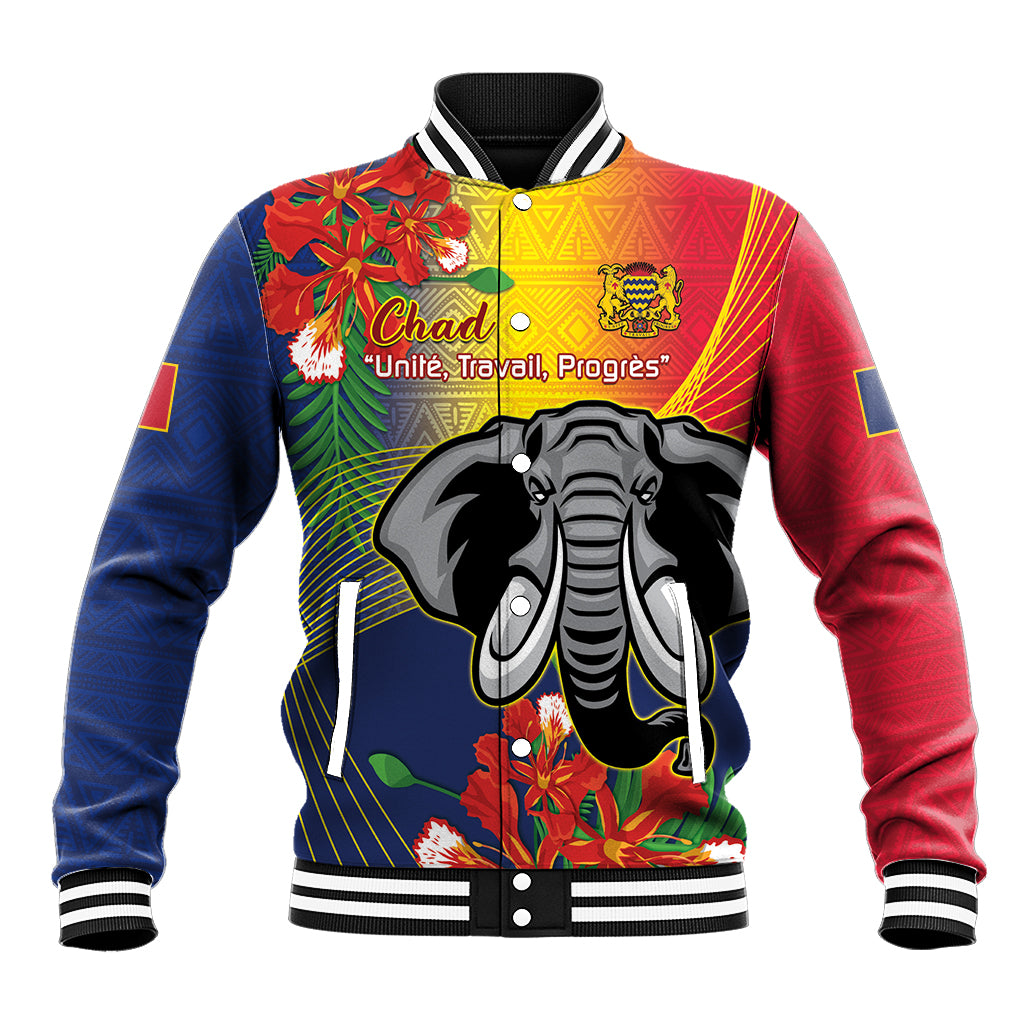 Chad Independence Day Baseball Jacket Happy 64 Years Of Independence - Shopicos