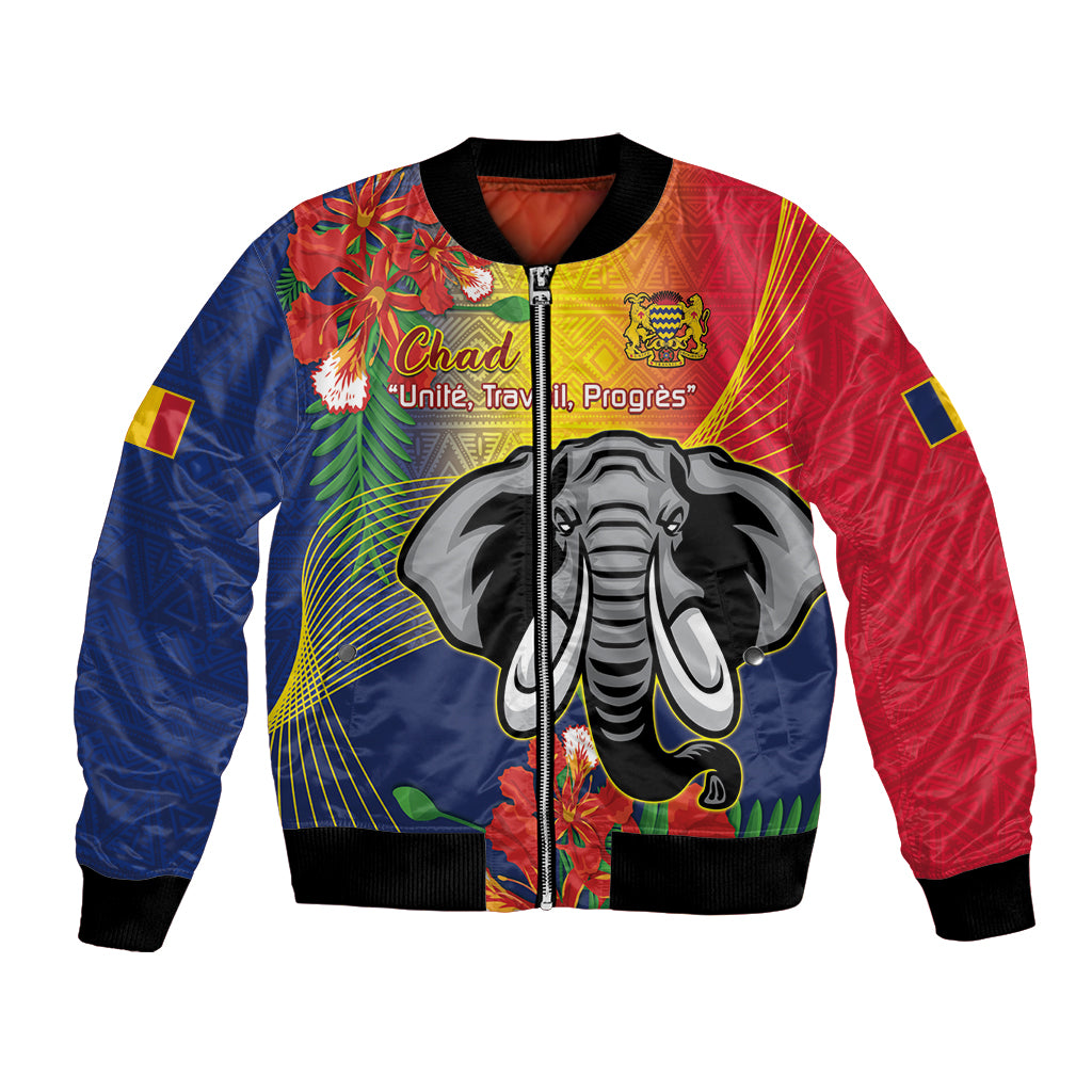 Chad Independence Day Bomber Jacket Happy 64 Years Of Independence - Shopicos