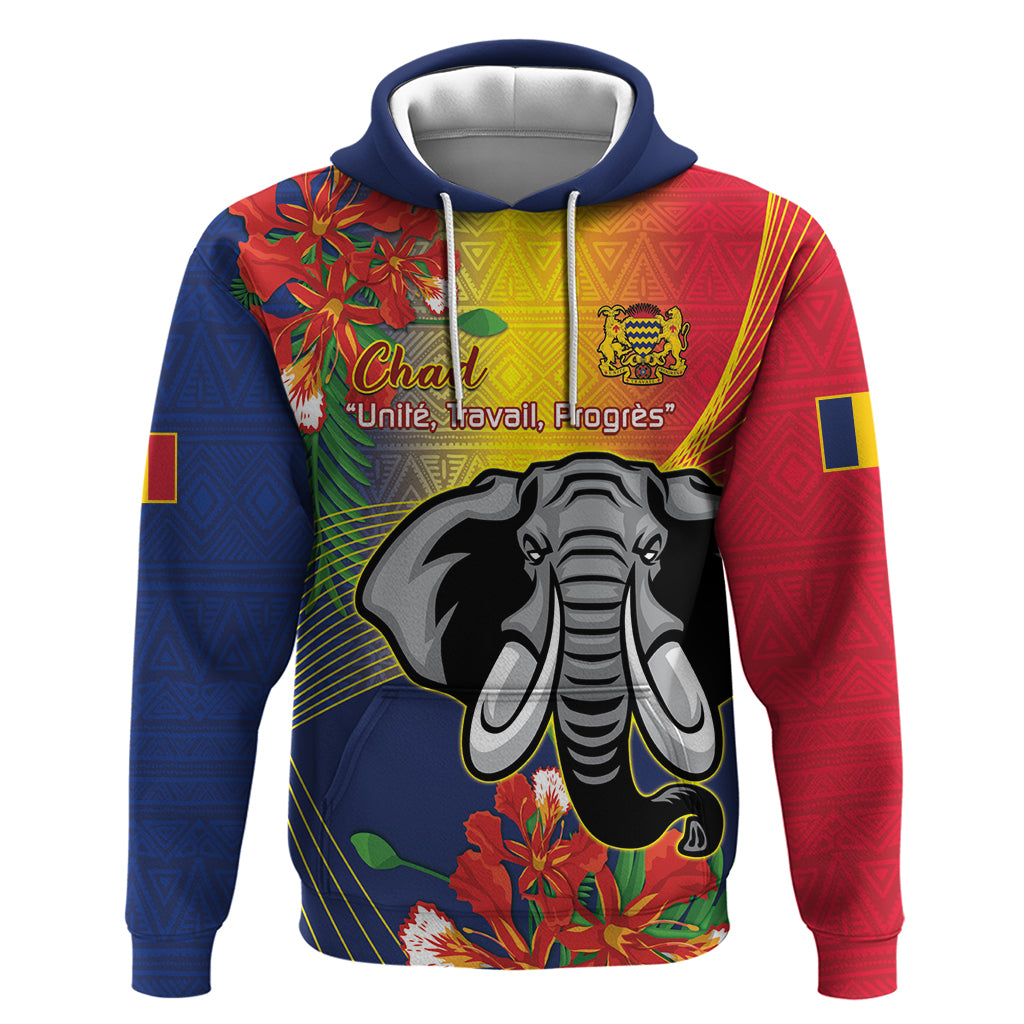 Chad Independence Day Hoodie Happy 64 Years Of Independence - Shopicos