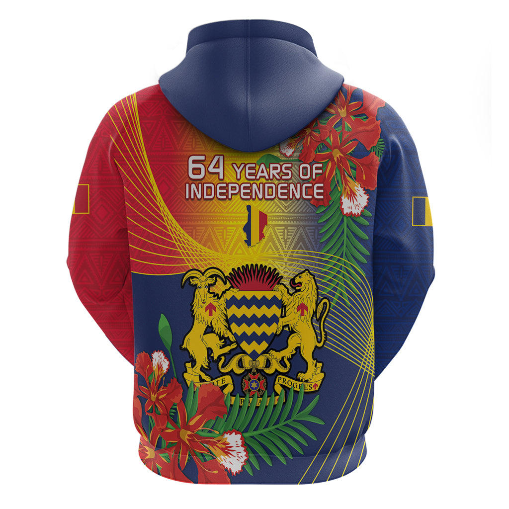 Chad Independence Day Hoodie Happy 64 Years Of Independence - Shopicos