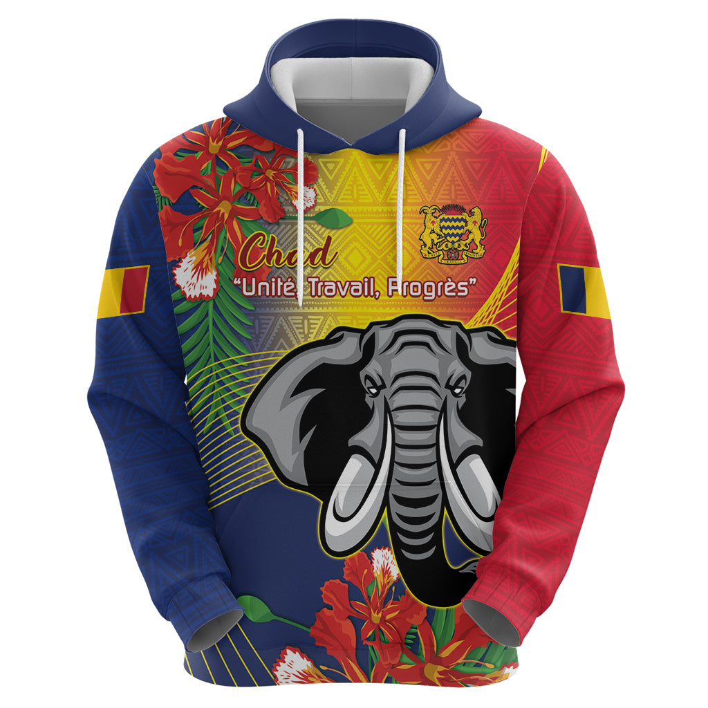 Chad Independence Day Hoodie Happy 64 Years Of Independence - Shopicos