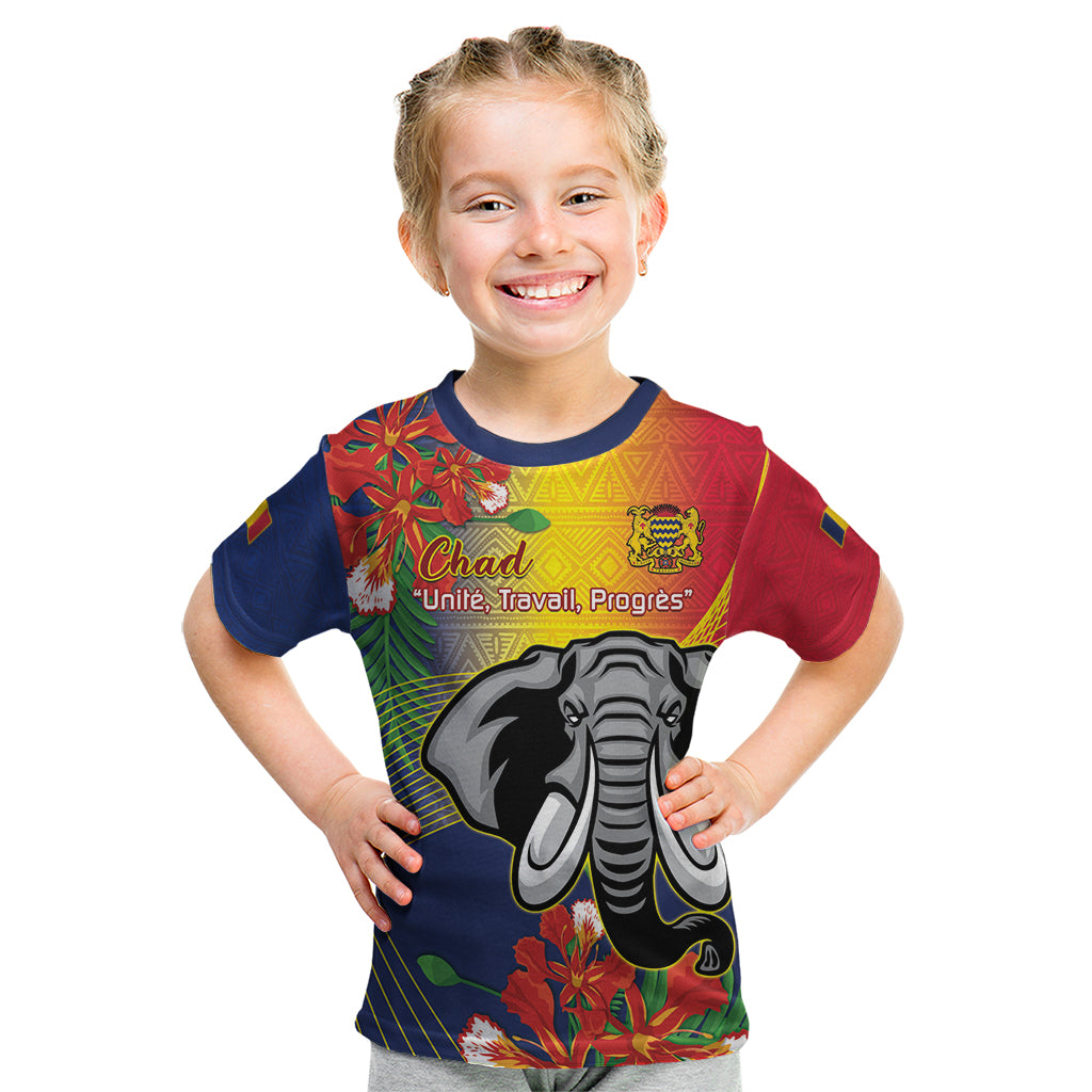 Chad Independence Day Kid T Shirt Happy 64 Years Of Independence - Shopicos