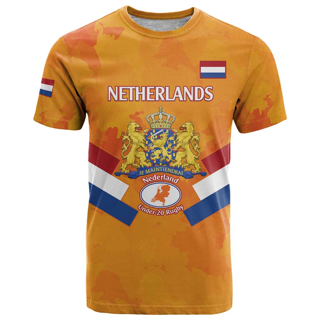 Custom Netherlands Rugby T Shirt 2024 Go Champions Nederland - Shopicos