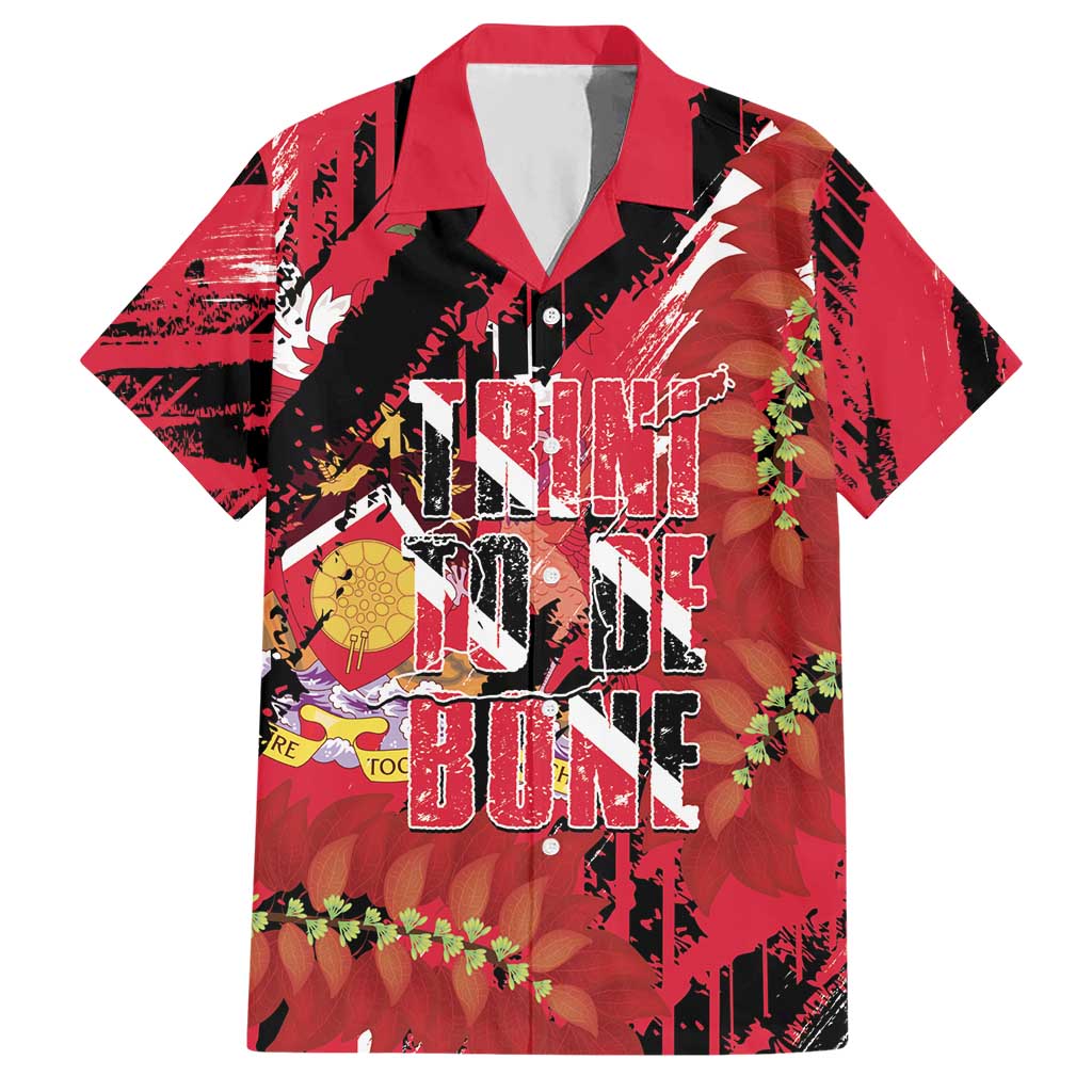 Trini To De Bone Hawaiian Shirt Proud To Be Trinidad and Tobago - Shopicos