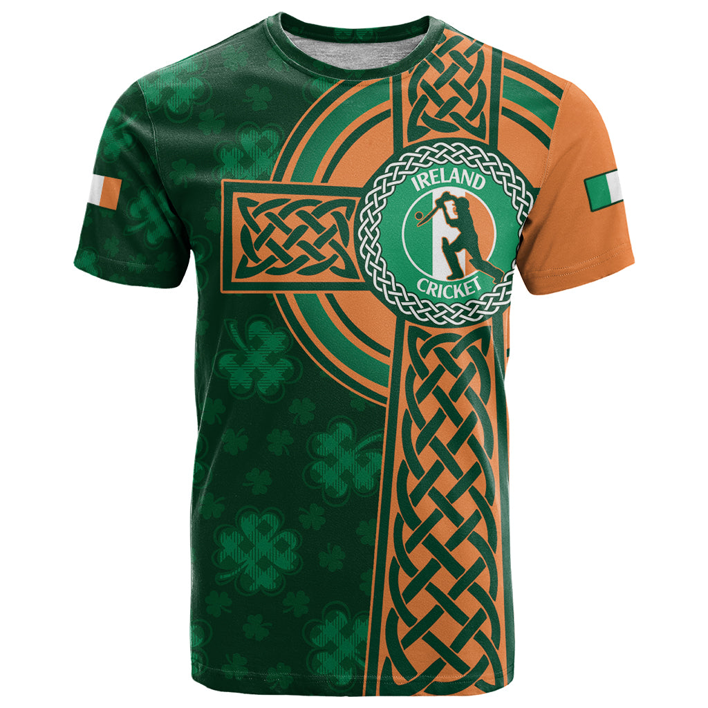 Custom Ireland Cricket T Shirt 2024 Celtic Shamrock Go Champions - Shopicos