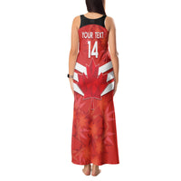Custom Canada Soccer Tank Maxi Dress Summer 2024 Go Champions Canucks - Shopicos