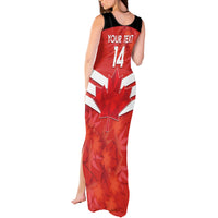 Custom Canada Soccer Tank Maxi Dress Summer 2024 Go Champions Canucks - Shopicos