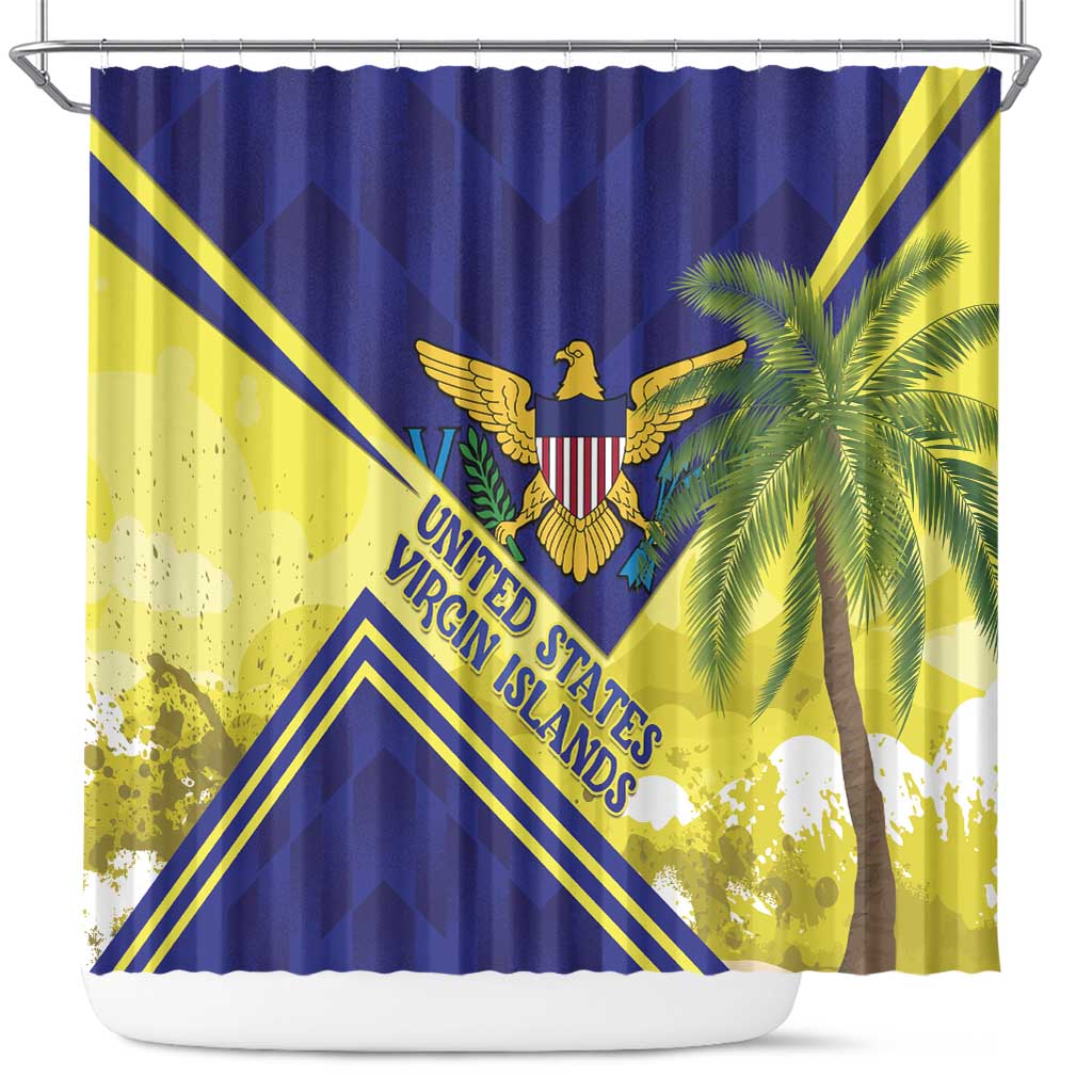 US Virgin Islands Shower Curtain United in Pride and Hope - Shopicos