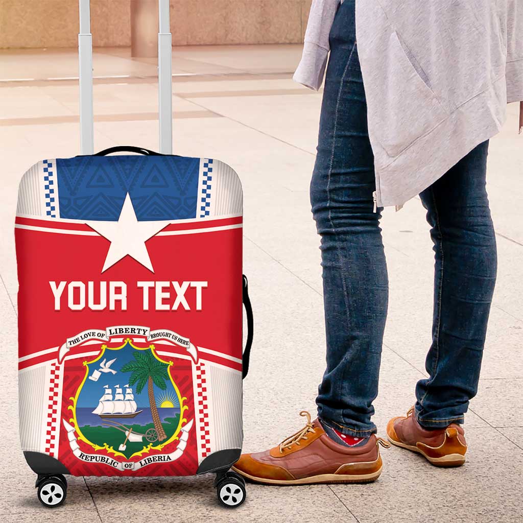 Custom Liberia Football Luggage Cover Go Lone Stars - Sporty Style - Shopicos