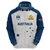 Personalised Australia Cricket Hoodie 2023 Ashes Go Aussie Indigenous Art - Shopicos
