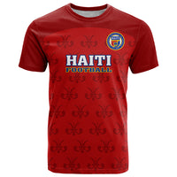 Custom Haiti Football T Shirt Les Grenadieres 2023 World Cup Red Version - Shopicos