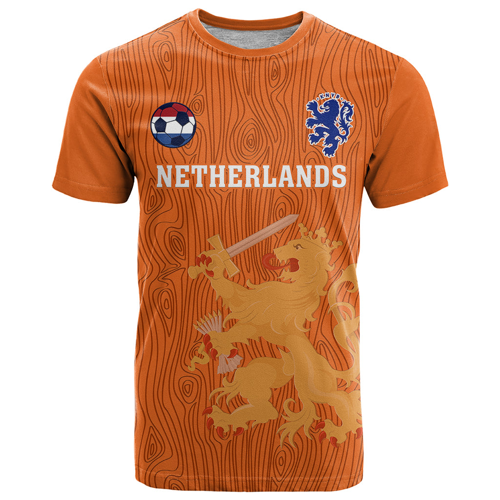 Custom Netherlands Football T Shirt Go Oranje 2023 World Cup - Shopicos