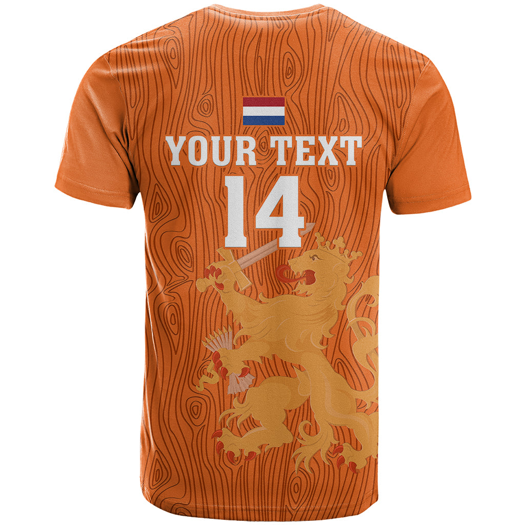 Custom Netherlands Football T Shirt Go Oranje 2023 World Cup - Shopicos
