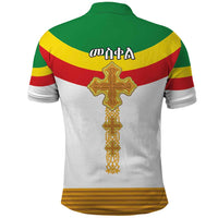 Ethiopia Meskel Polo Shirt Ethiopian Cross - Shopicos