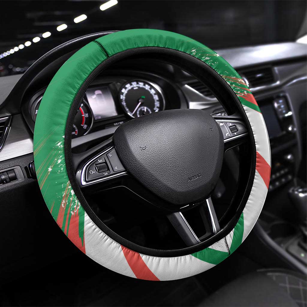 Madagascar Rugby Steering Wheel Cover Go Les Makis - Shopicos