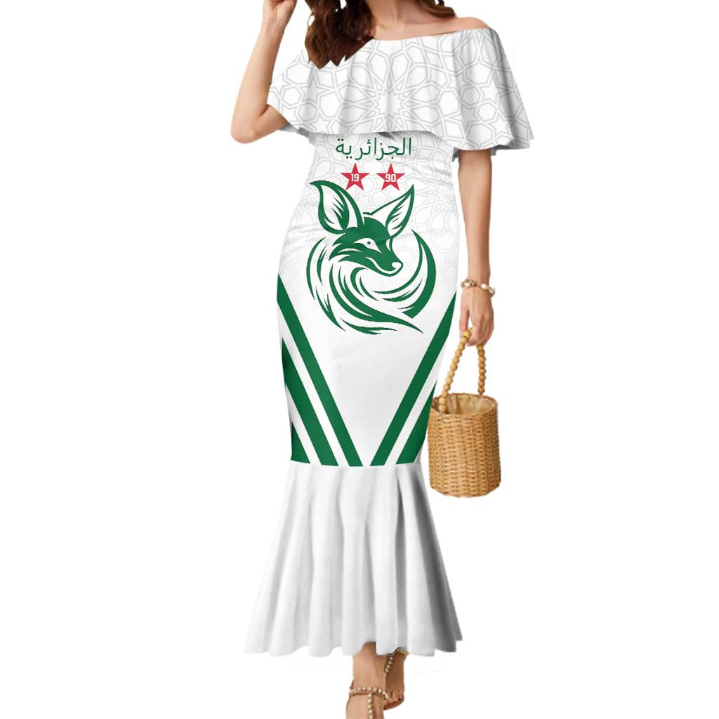 Custom Algeria Football Mermaid Dress Go Fennecs Go - Shopicos