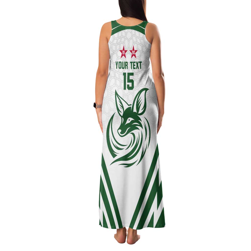 Custom Algeria Football Tank Maxi Dress Go Fennecs Go - Shopicos