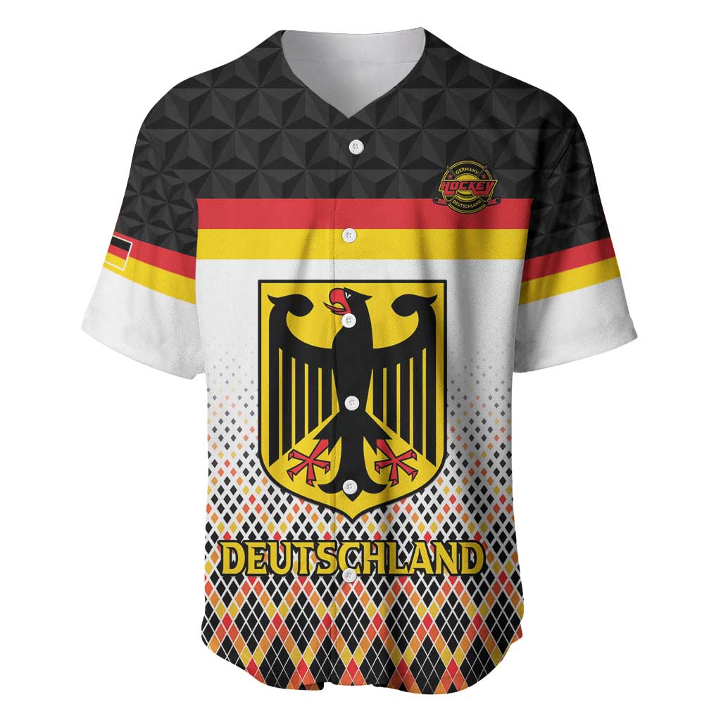 Custom Germany Hockey Baseball Jersey Go Trager der Adler