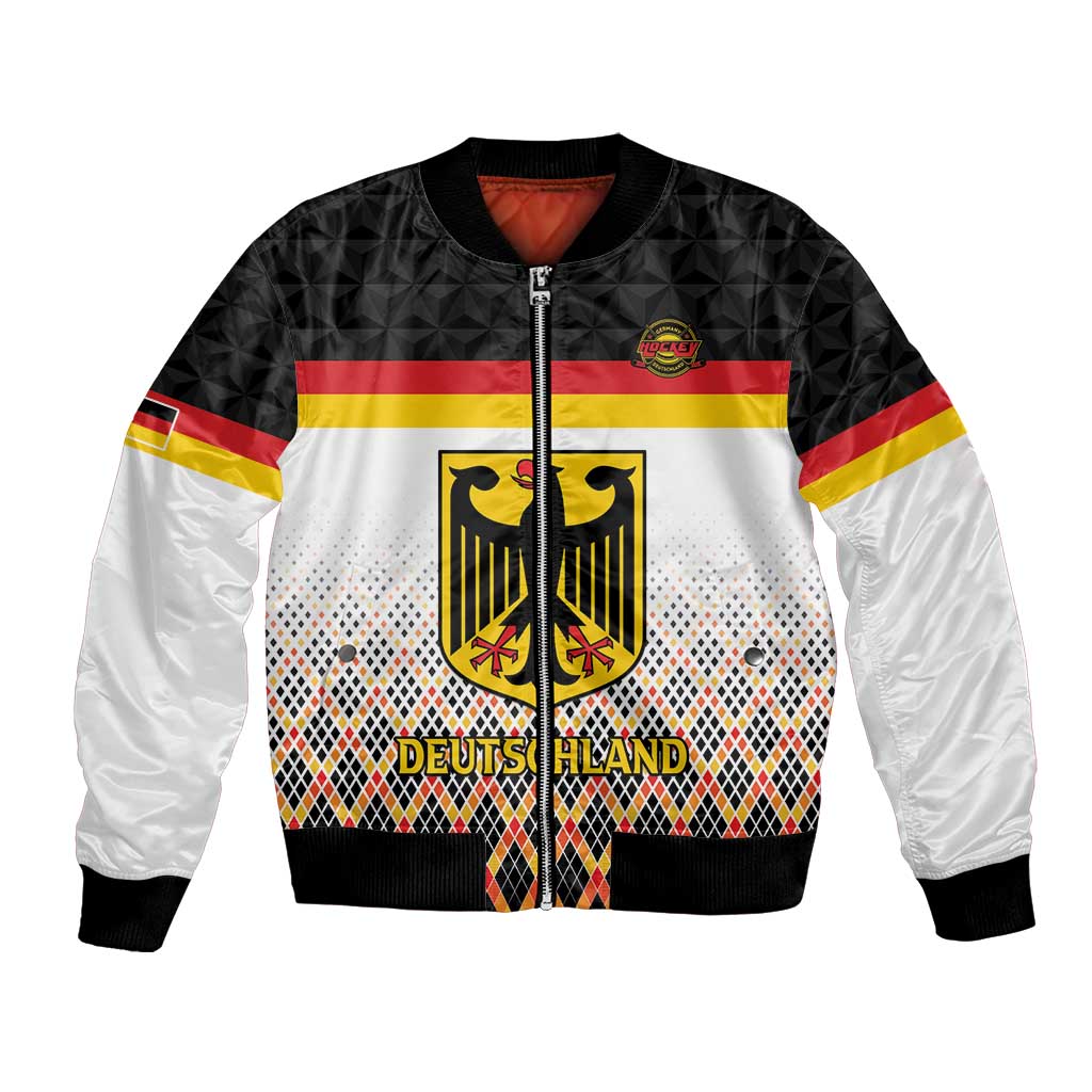 Custom Germany Hockey Bomber Jacket Go Trager der Adler
