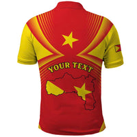 Personalized Ethiopia Tigray Region Polo Shirt Coat Of Arms With Map