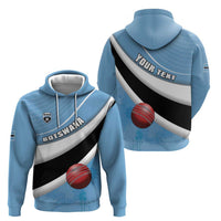 Custom Botswana Cricket Hoodie Go Baggy Blues - Shopicos