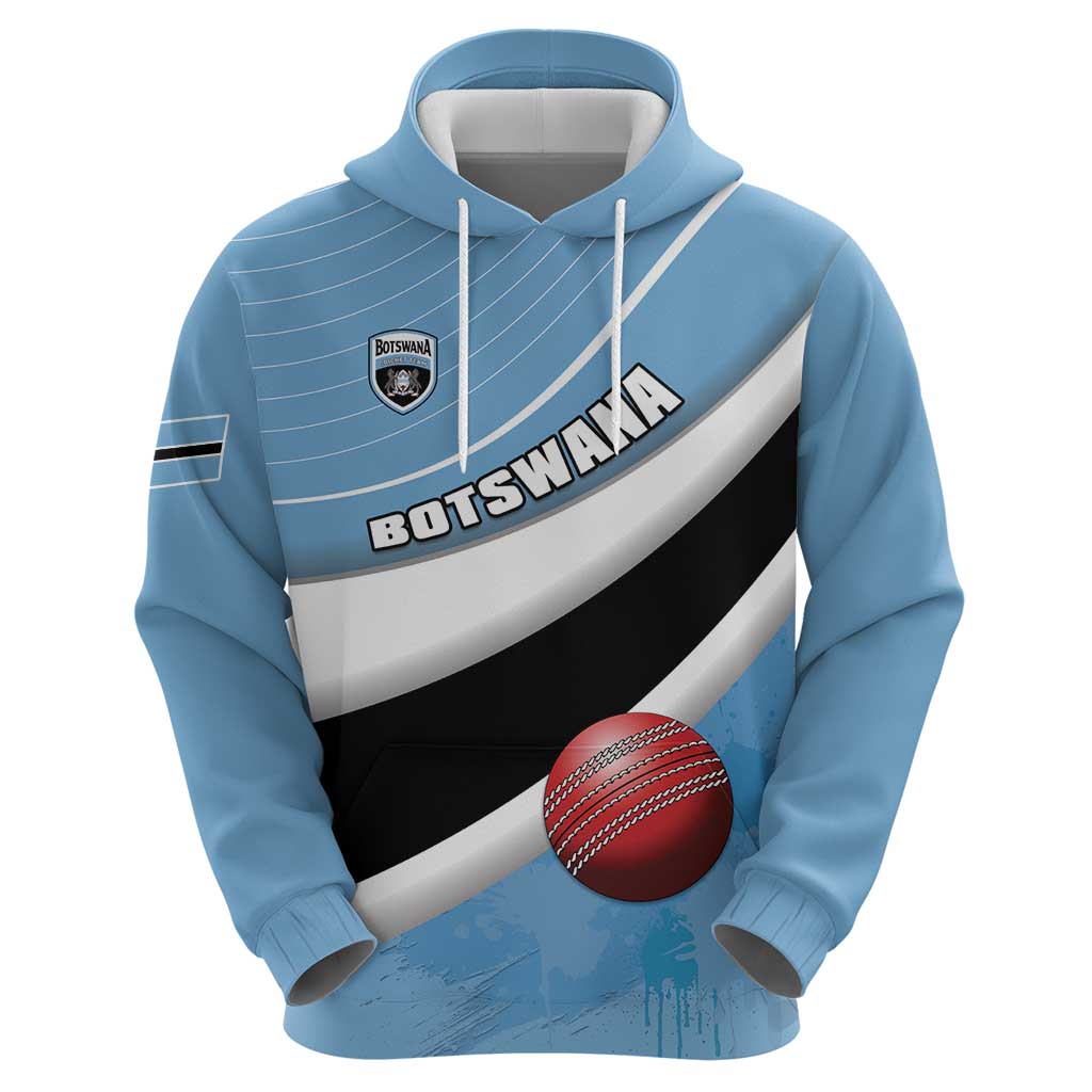 Custom Botswana Cricket Hoodie Go Baggy Blues - Shopicos