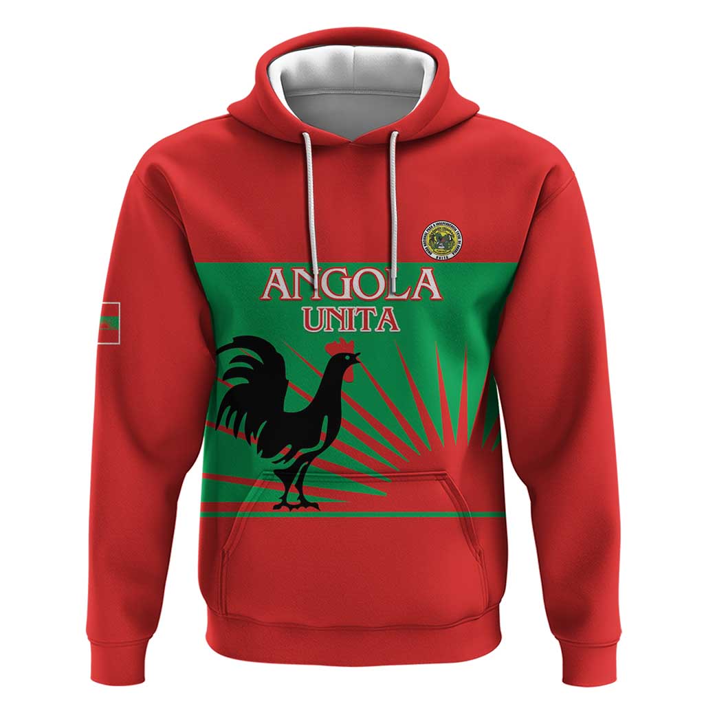 Personalised UNITA Angola Hoodie Party Flag Style