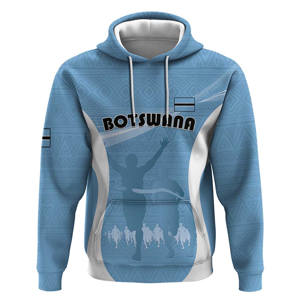 Personalized Botswana Athletics Hoodie Go Champions Go - Shopicos