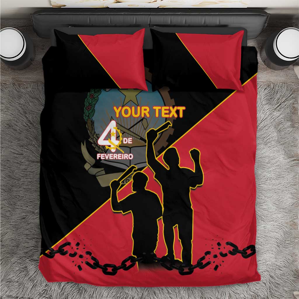 Personalised Angola Day of the Armed Struggle Bedding Set 4 De Fevereiro - Shopicos
