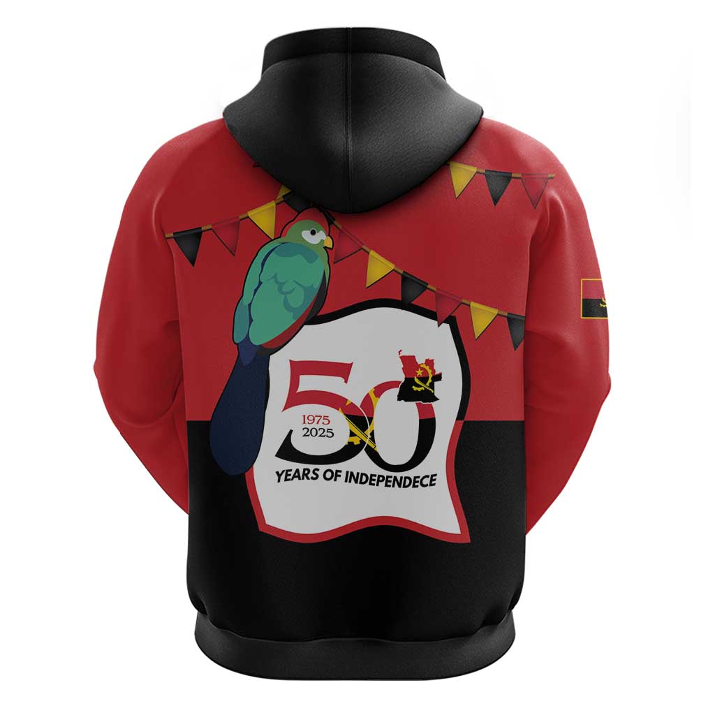 Happy Angola Hoodie 50 Years of Independence - Shopicos