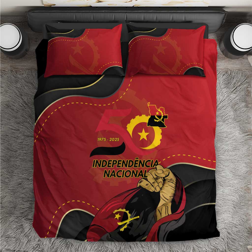 Angola Independence Day Bedding Set Virtue Is Stronger When United - Shopicos