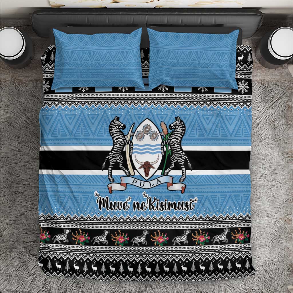 Botswana Christmas Bedding Set Coat Of Arms Muve neKisimusi - Shopicos