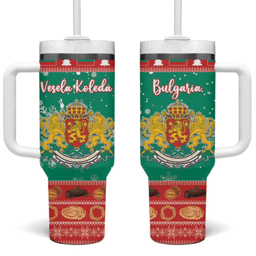 Bulgaria Christmas Tumbler With Handle Coat Of Arms Vesela Koleda - Shopicos