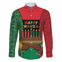 Personalized Happy Kwanzaa Family Matching Mermaid Dress and Hawaiian Shirt Kinara With Kente Pattern - Shopicos