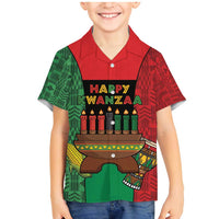 Personalized Happy Kwanzaa Family Matching Mermaid Dress and Hawaiian Shirt Kinara With Kente Pattern - Shopicos