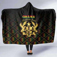 Ghana Kente Pattern Hooded Blanket The Heart of Gold of Africa - Shopicos