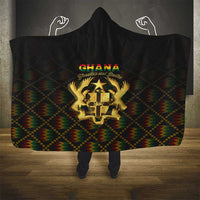 Ghana Kente Pattern Hooded Blanket The Heart of Gold of Africa - Shopicos