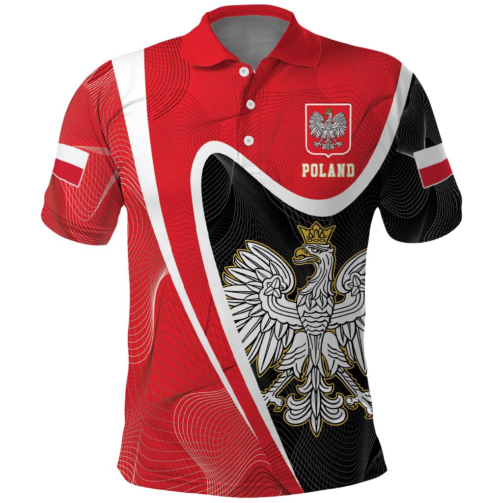 Poland White Crowned Eagle Polo Shirt Rzeczpospolita Polska LT17 - Shopicos