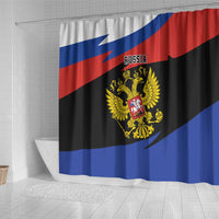 Russia Coat of Arms Shower Curtain Russian Eagle Two Heads Simple Style LT17 - Shopicos