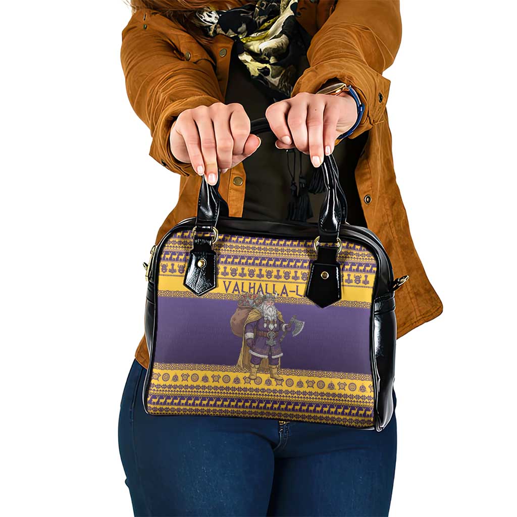 Merry Christmas from Vikingnations Shoulder Handbag Valhalla-La Santa - Shopicos