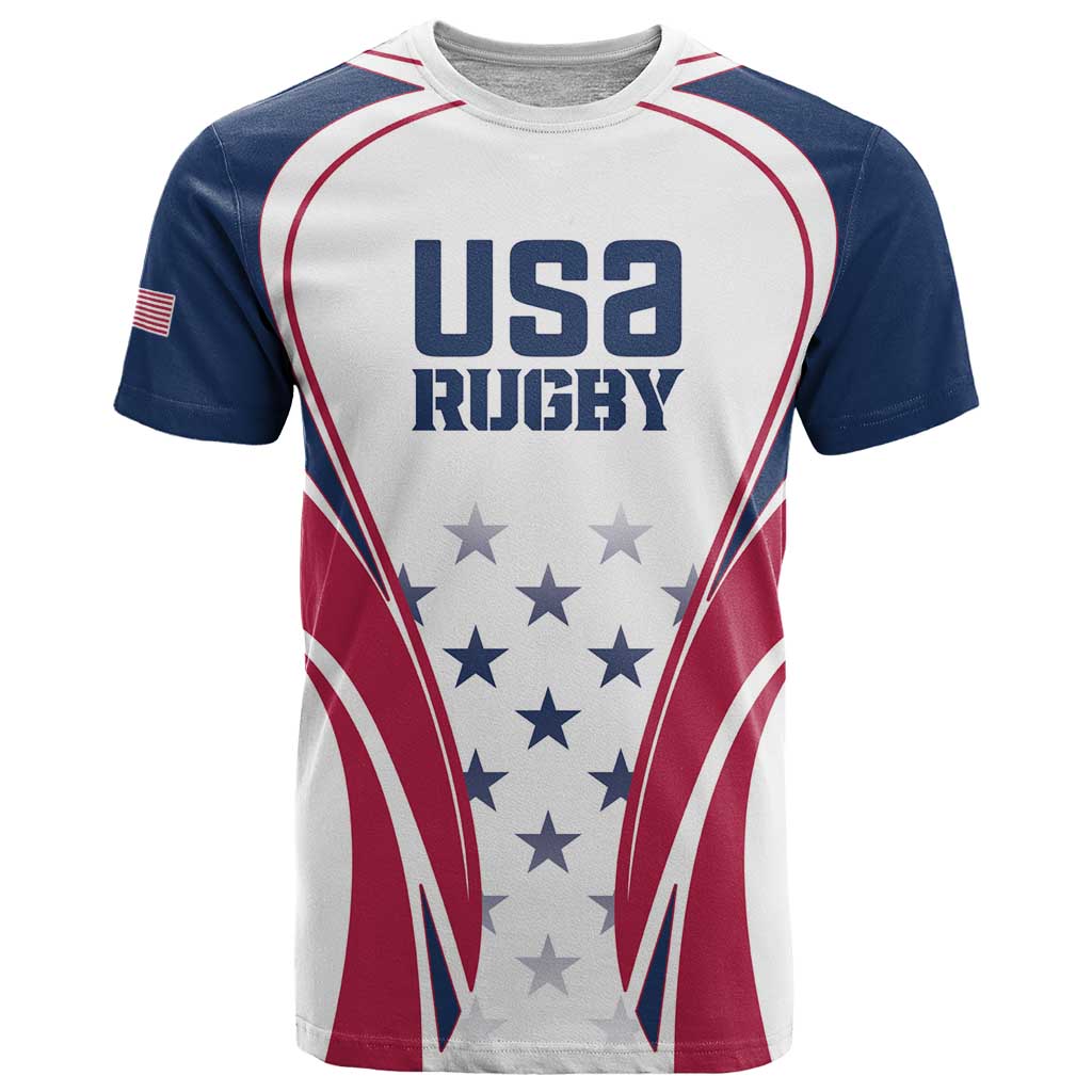 Custom USA Rugby T Shirt Simple Style - Shopicos
