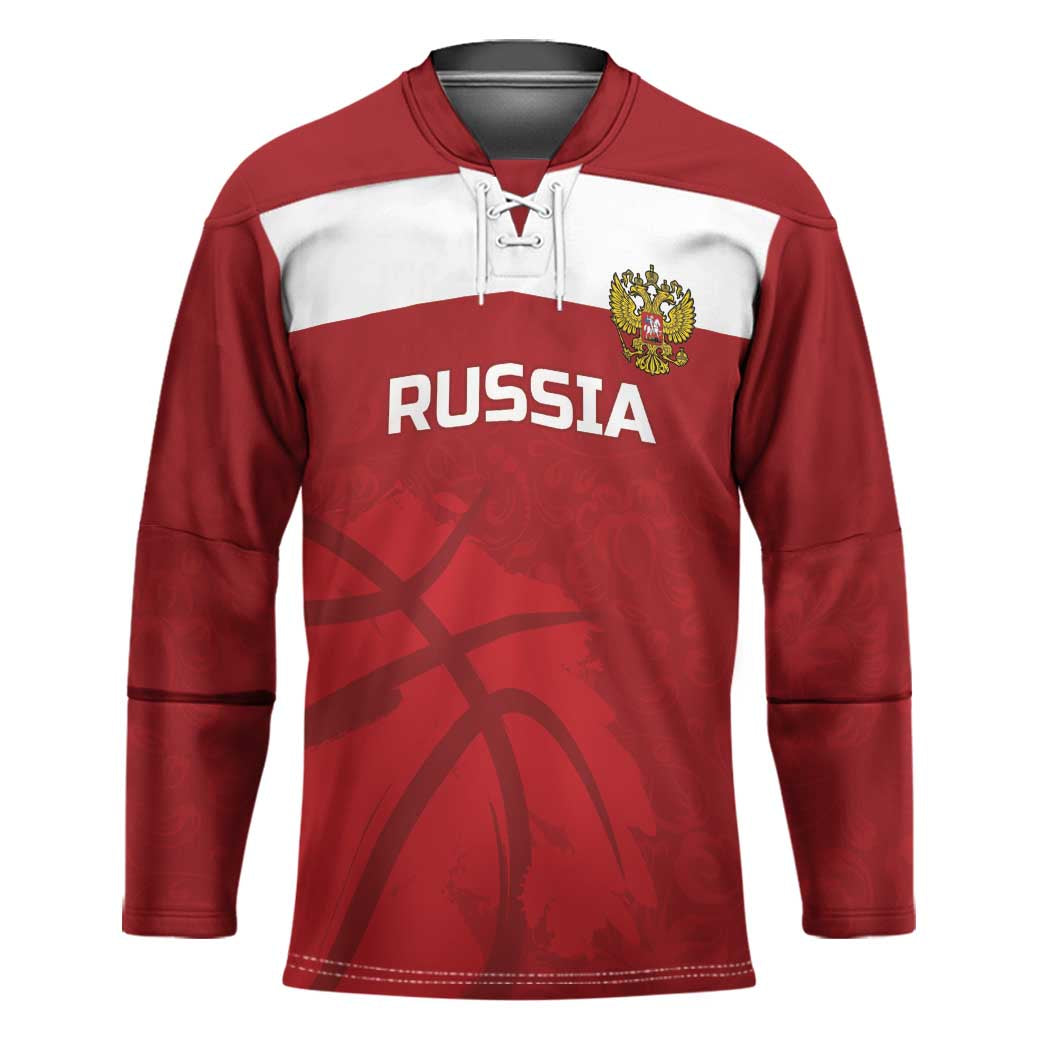 Russia Basketball Custom Hockey Jersey Go Champion - Shopicos