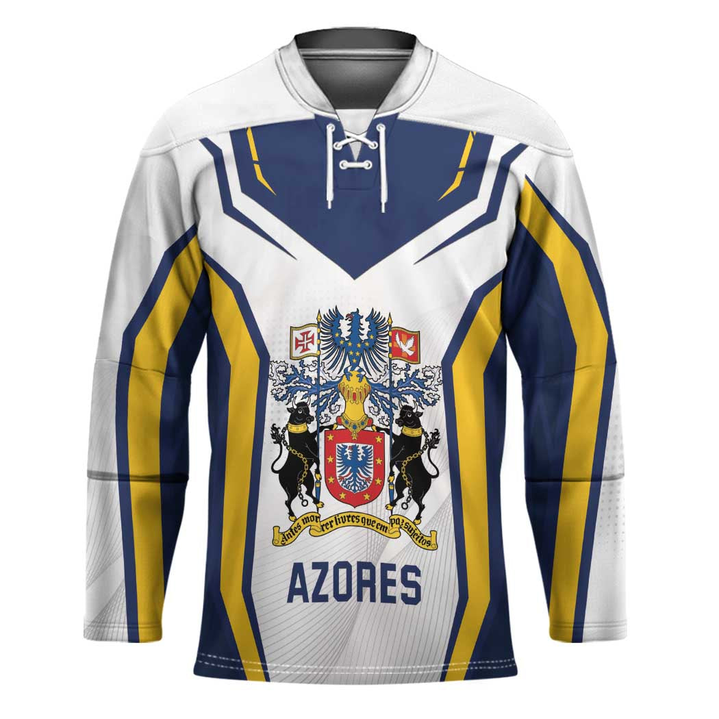 Personalized Azores Portugal Hockey Jersey Sporty Style - Shopicos
