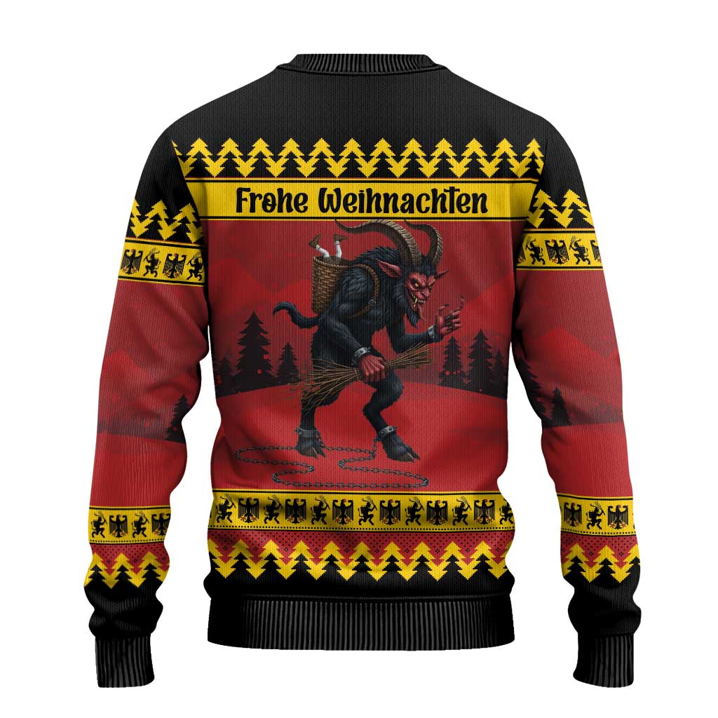 Merry Krampus Germany Ugly Christmas Sweater Frohe Weihnachten - Shopicos