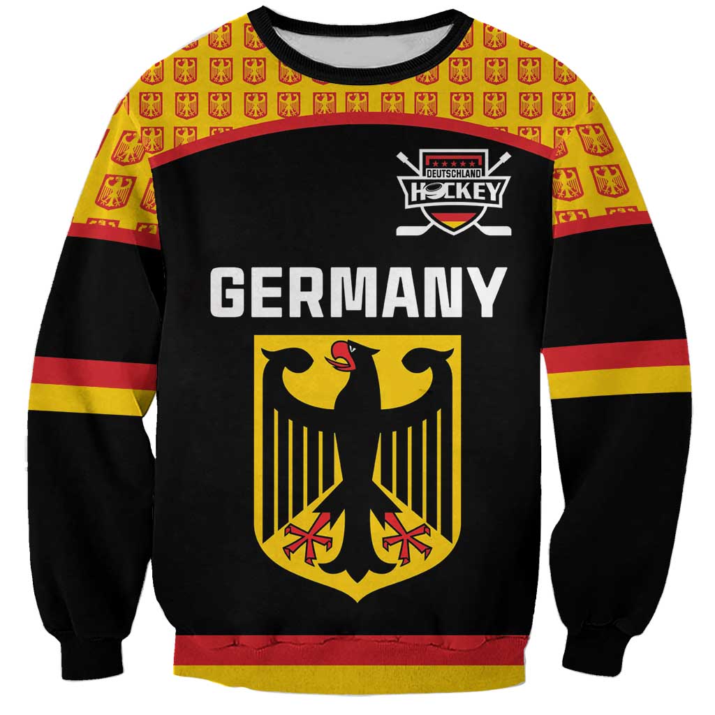 Custom Germany Hockey Sweatshirt Trager der Adler Flag Style