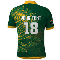 Custom Rugby South Africa Polo Shirt Springboks Mascot - Shopicos