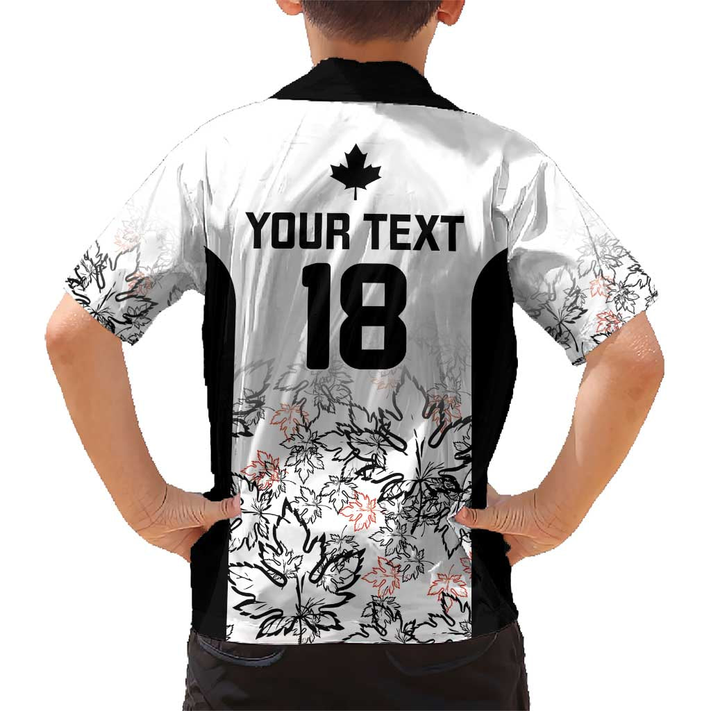 Canada Rugby Custom Kid Hawaiian Shirt Maple Leafs Go Champion - Shopicos